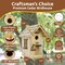 Premium Wooden Bird House Kit - Build it Yourself Birdhouse - Birdhouse Kits for Adults to Build - Woodworking Adult Crafts & DIY Bird House